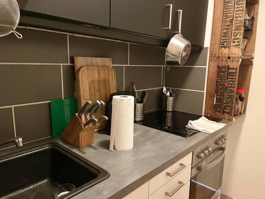 - Chilliges Zimmer In Dusseldorf Mit Balkon & Kuche; Big Tv And Bed - Exterior foto